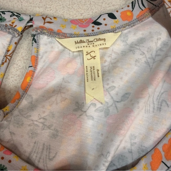 Matilda Jane Joanna Gaines Dress With Ruffled Hem - Floral Print - Size Large - Picture 3 of 7